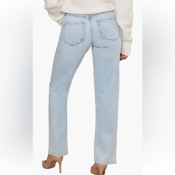 Good American Good Boy Straight Jeans - Picture 2 of 6